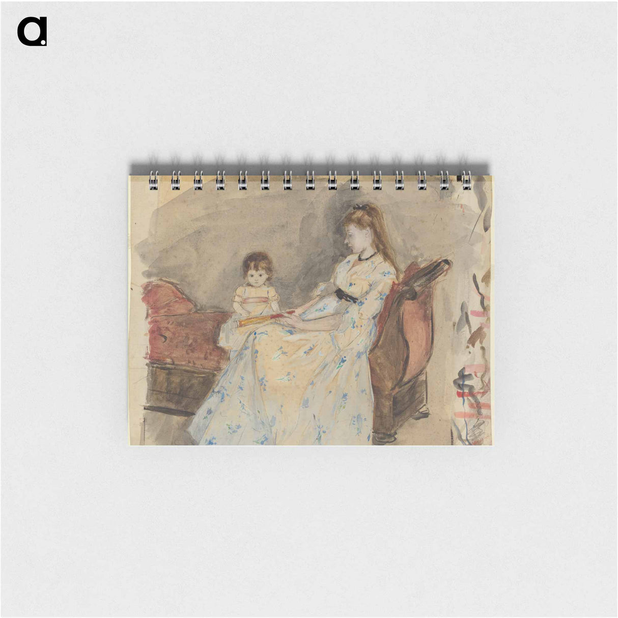 アートメモ帳-The Artist's Sister, Edma, with Her Daughter, Jeanne
- ベルト モリゾ Memo.