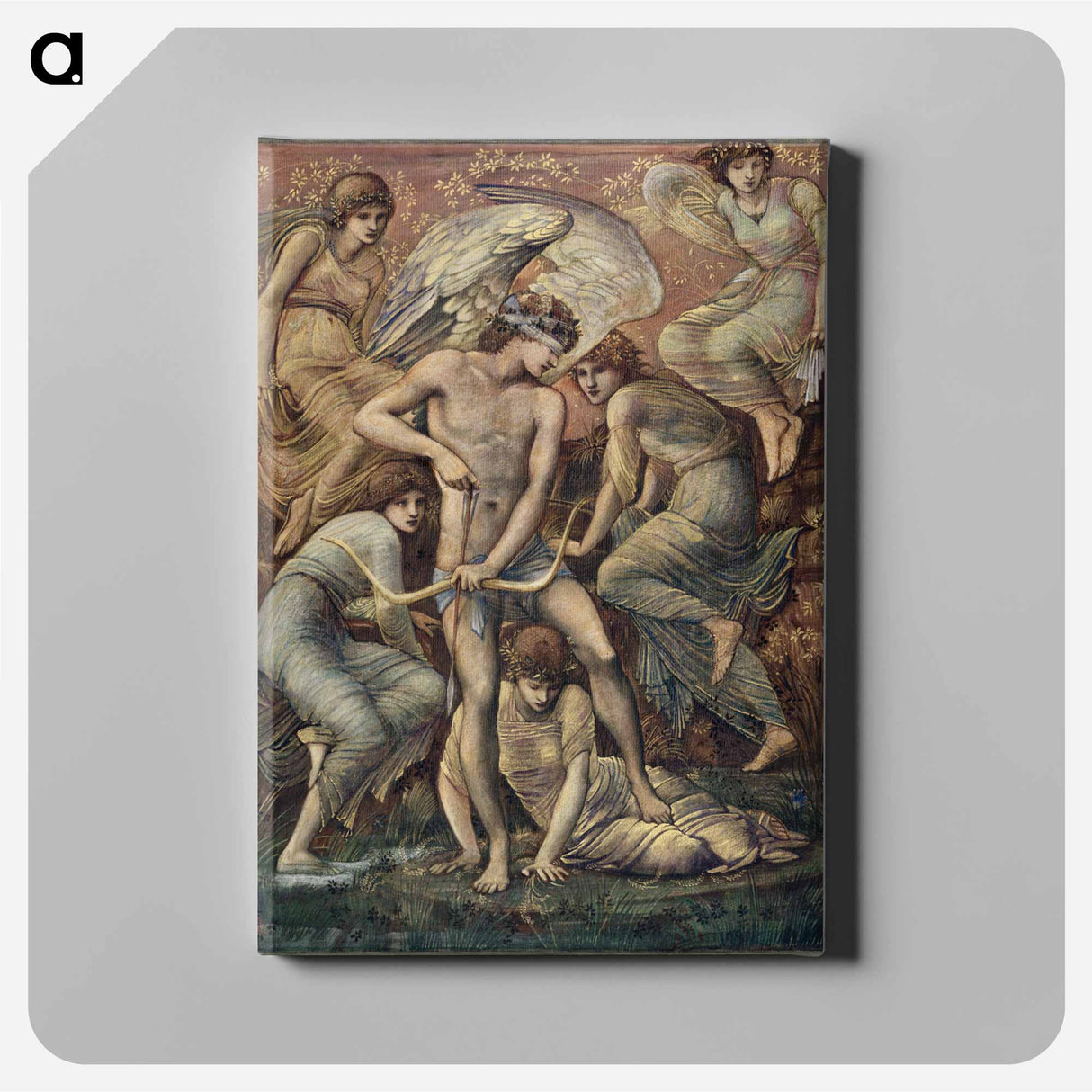 Cupid’s Hunting Fields - エドワード バーン ジョーンズ Canvas.