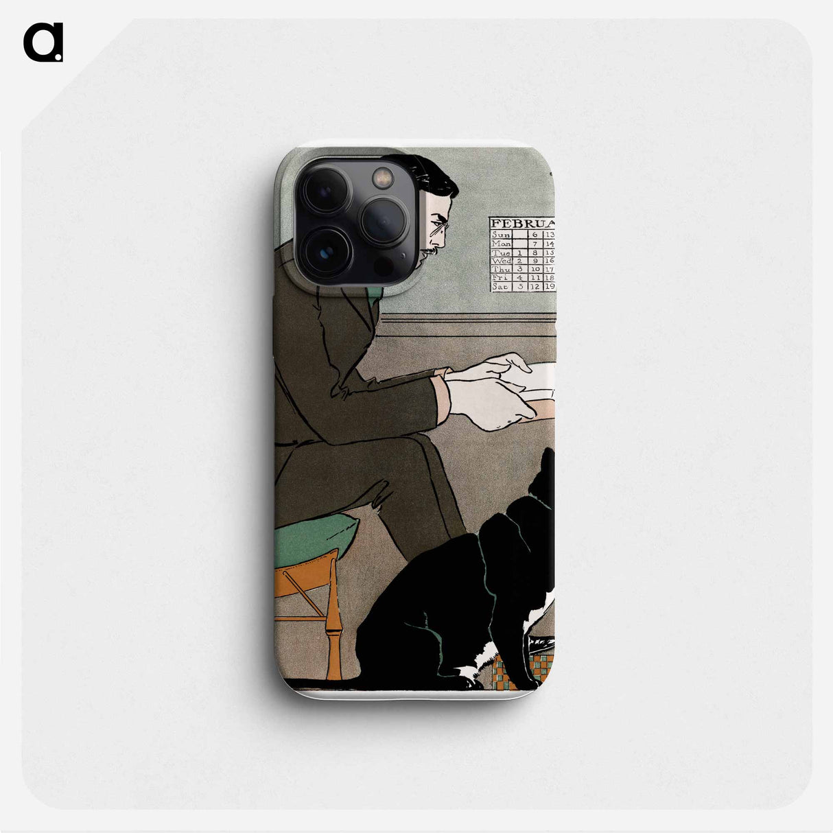 Edward Penfield Self–Portrait - Edward Penfield Phone Case.