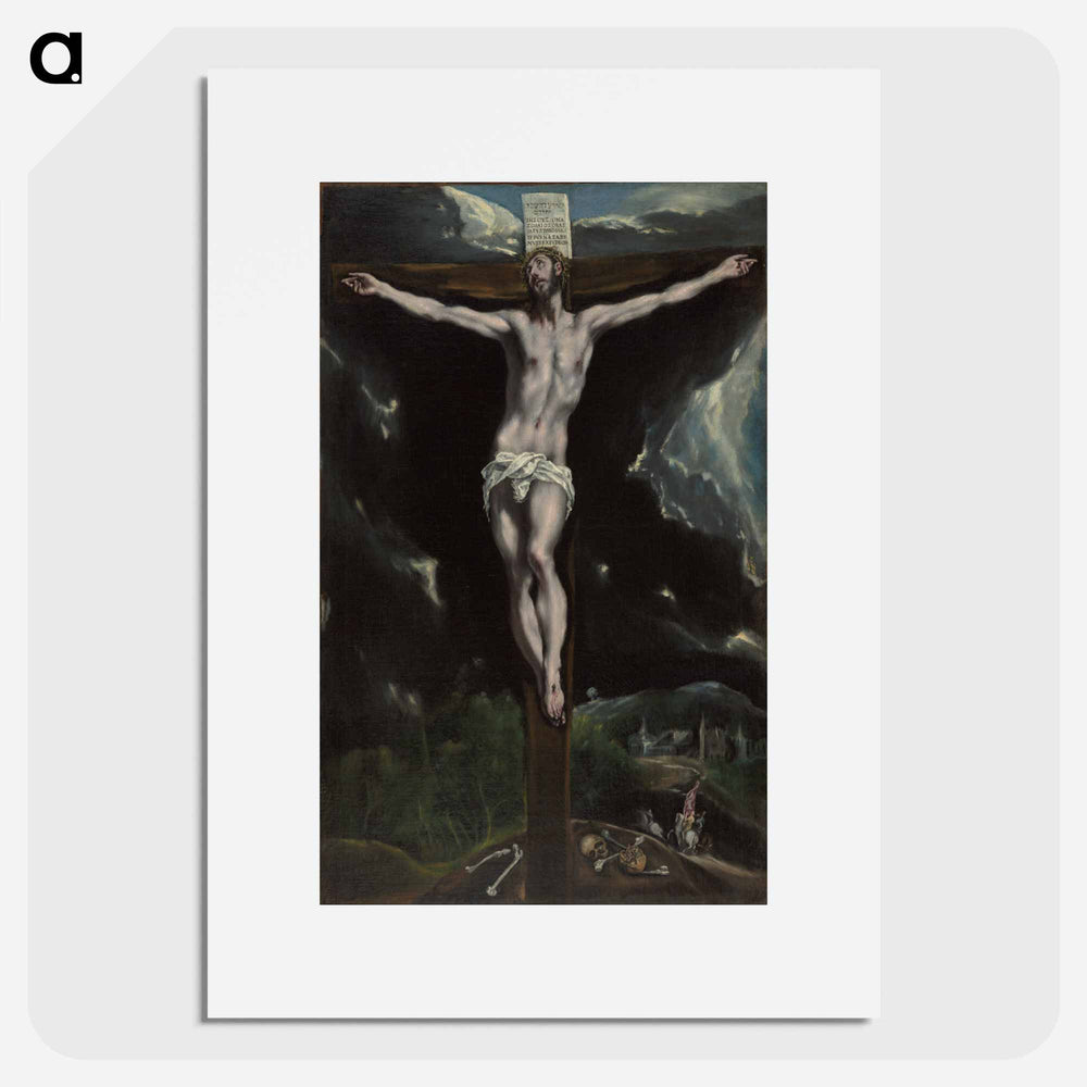 Christ on the Cross - エル グレコ Poster.