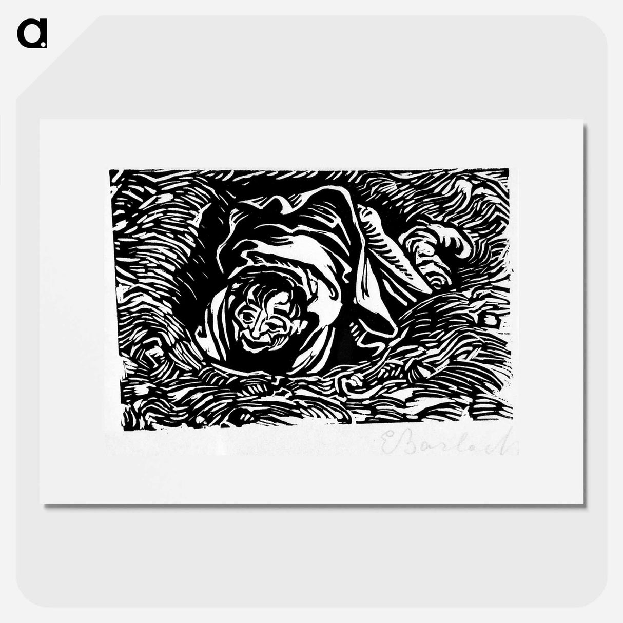 The Mole - エルンスト ハインリヒ バルラッハ Poster.