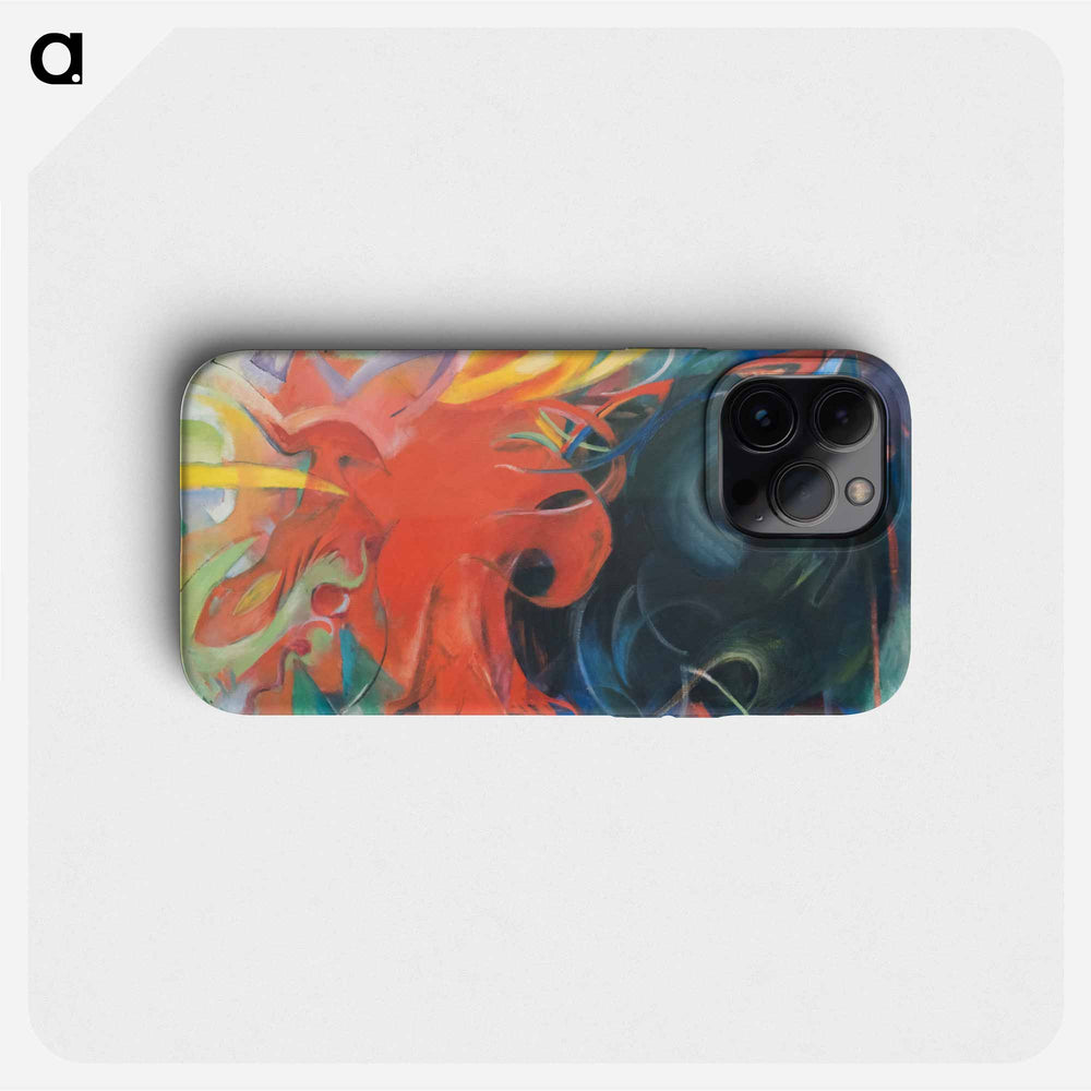 Fighting forms - Franz Marc Phone Case.