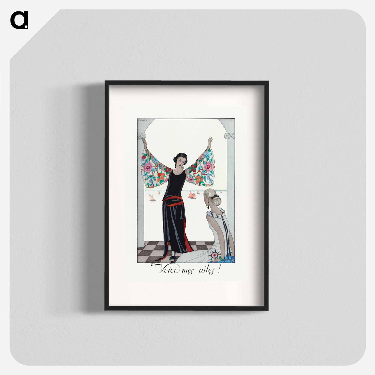 Voici mes ailes! - ジョージ バービエ Poster.