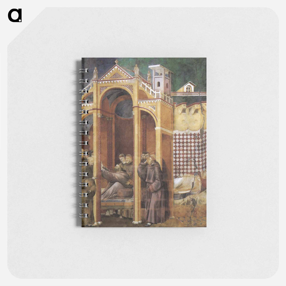 アートメモ帳-Apparition to Fra Agostino and to Bishop Guido of Arezzo - ジョット ディ ボンドーネ Memo.