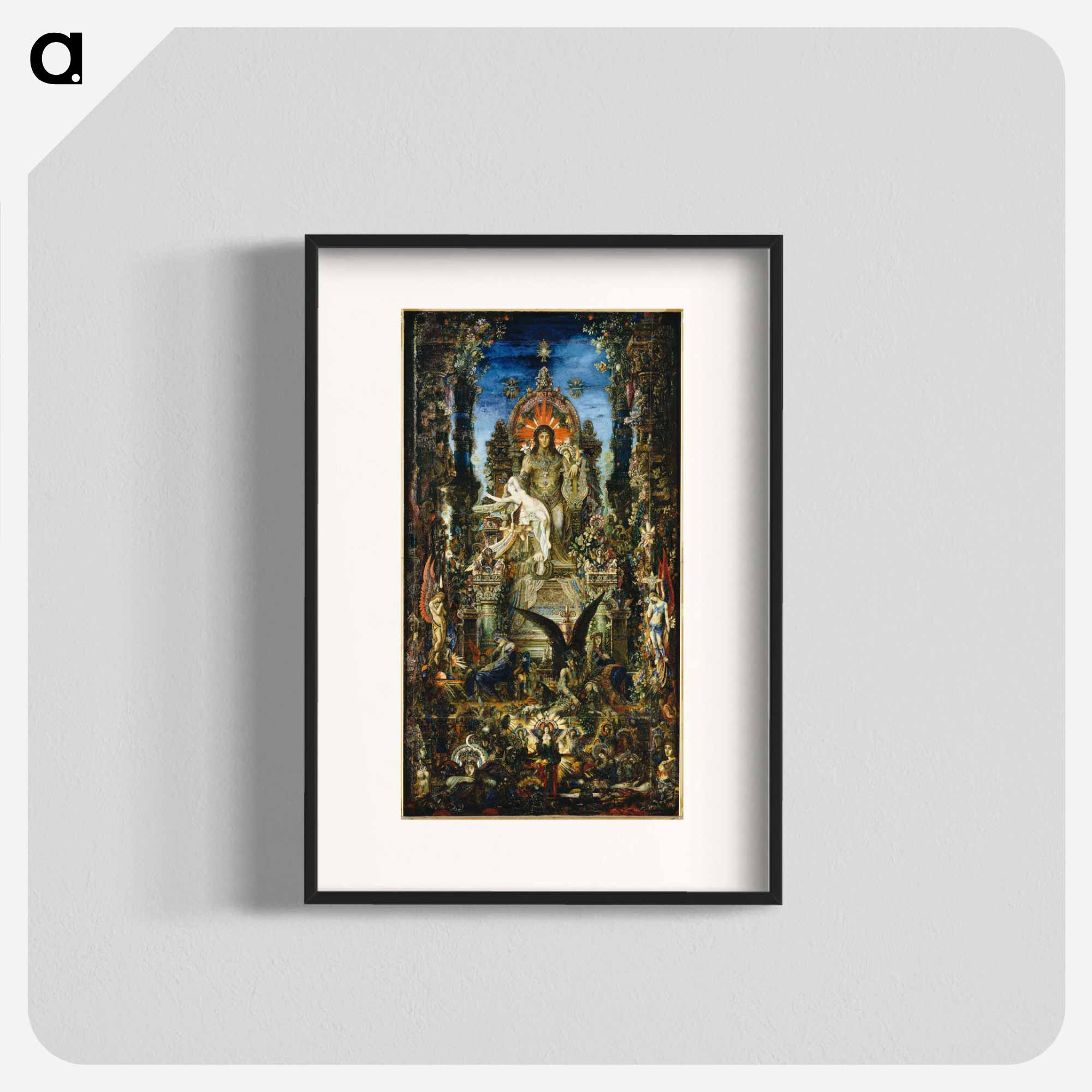 Gustave Moreau(ギュスターヴ モロー)の『ユピテルとセメレ』 (1895年