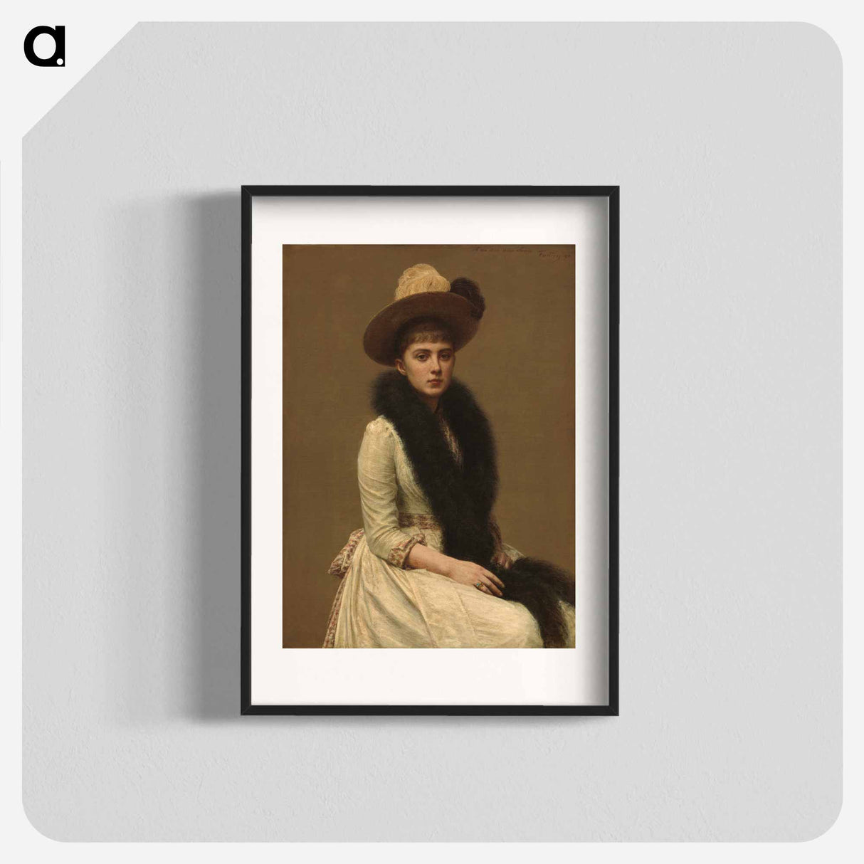 Portrait of Sonia - アンリ ファンタン ラトゥール Poster.