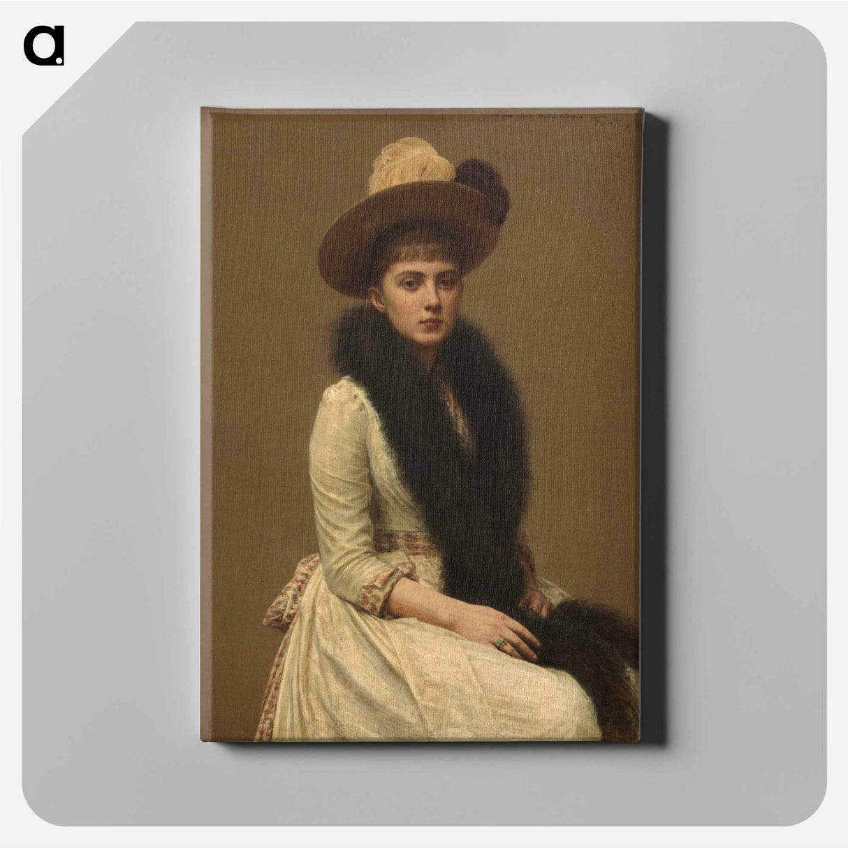 Portrait of Sonia - アンリ ファンタン ラトゥール Canvas.