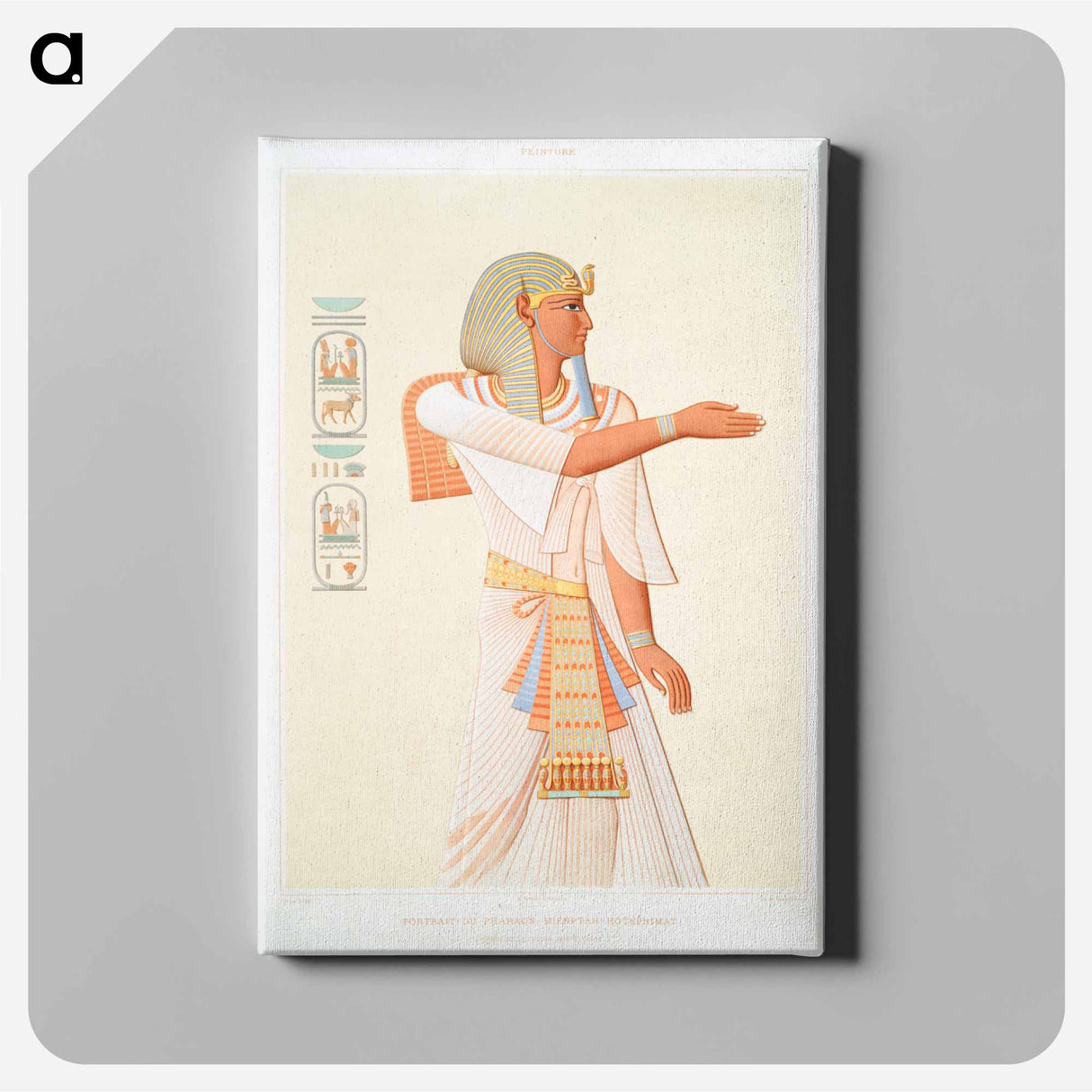 アートパネル-Pharaoh Merneptah-Hotéphimat
- エジプト美術史 Canvas.