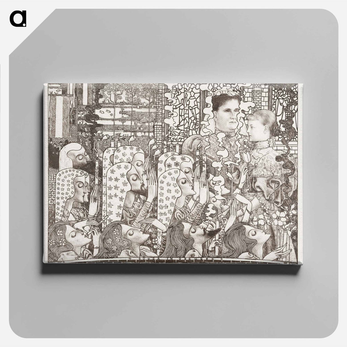 Delighted Gouda - ヤン・トゥーロップ Canvas.