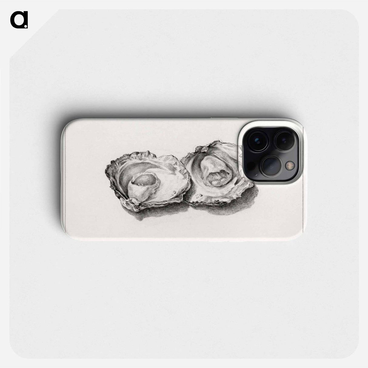 Two opened oysters - Jean Bernard Phone Case.