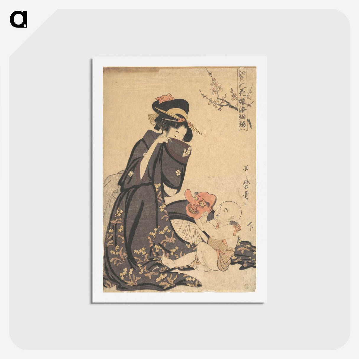 1-17_Kitagawa-Utamaro_hagaki