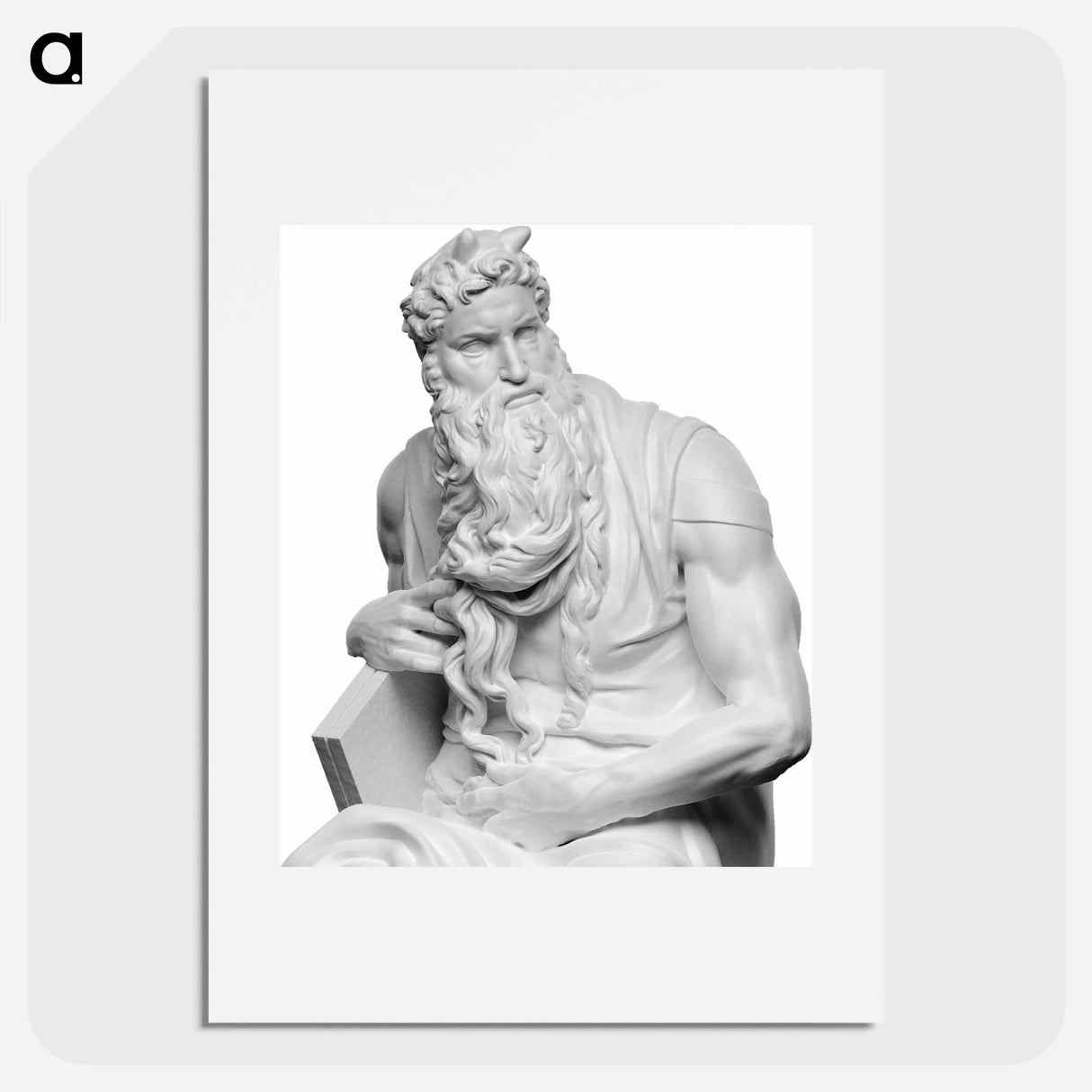 Moses - ミケランジェロ ブオナローティ Poster.