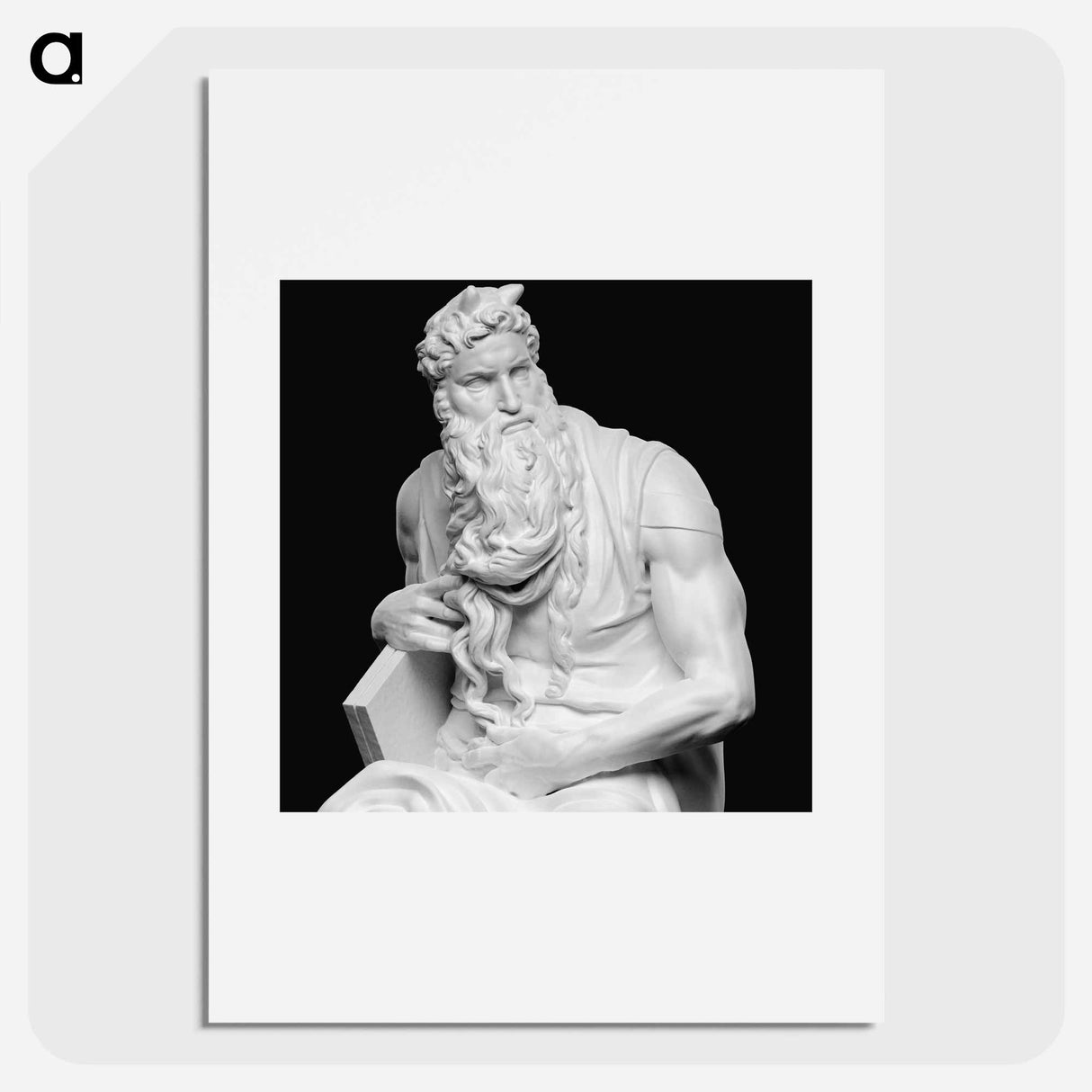 Moses - Michelangelo Buonarroti Poster.