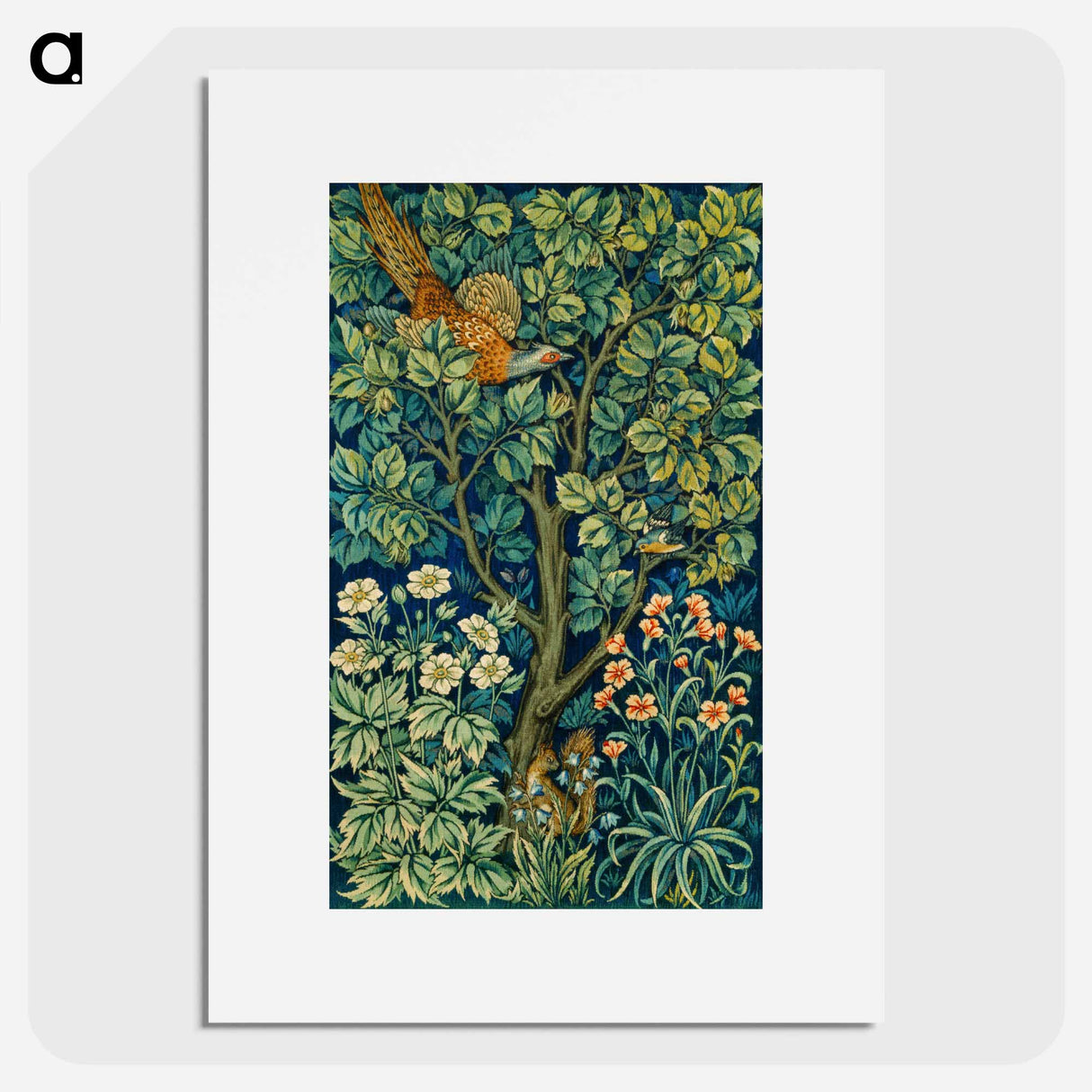 アートポスター-Cock Pheasant - ウィリアム モリス Poster.