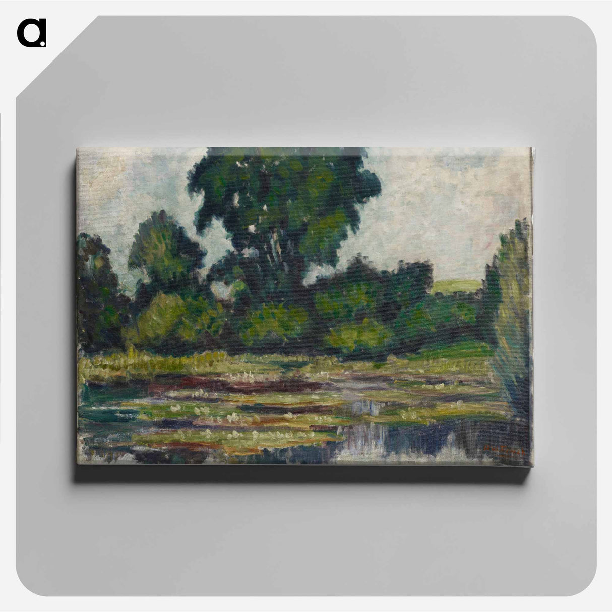 Lumpeita - アルフレッド ウィリアム フィンチ Canvas.