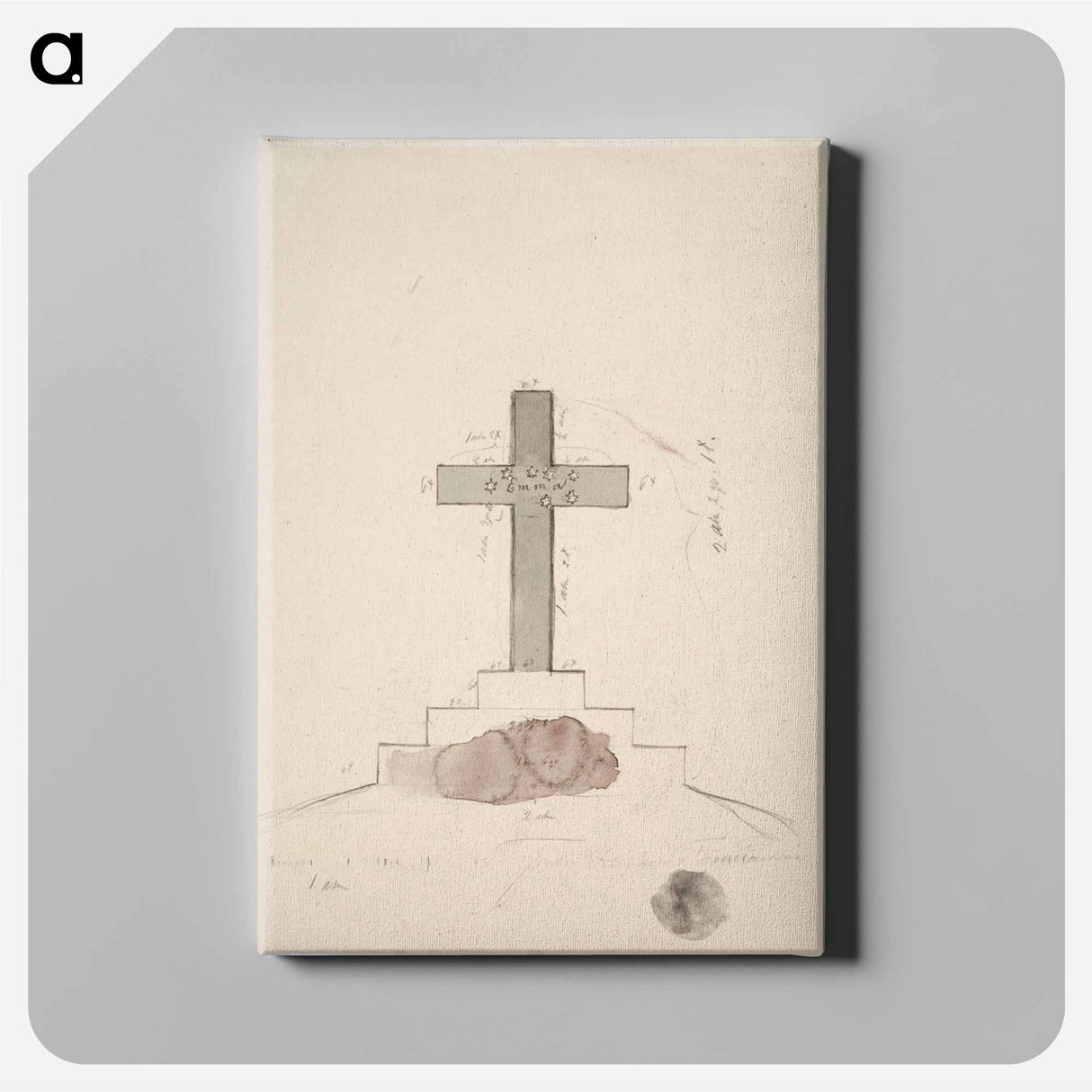 Luonnos hautarististä - アンダース エクマン Canvas.