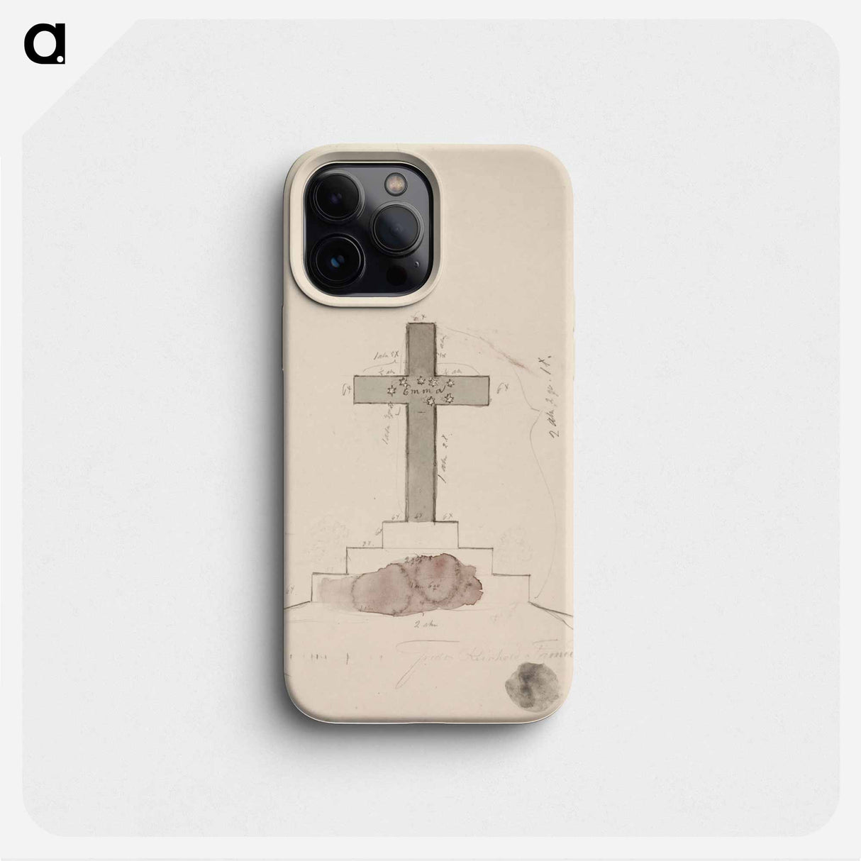 Luonnos hautarististä - アンダース エクマン Phone Case.