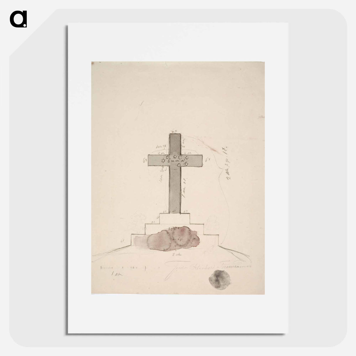 Luonnos hautarististä - アンダース エクマン Poster.