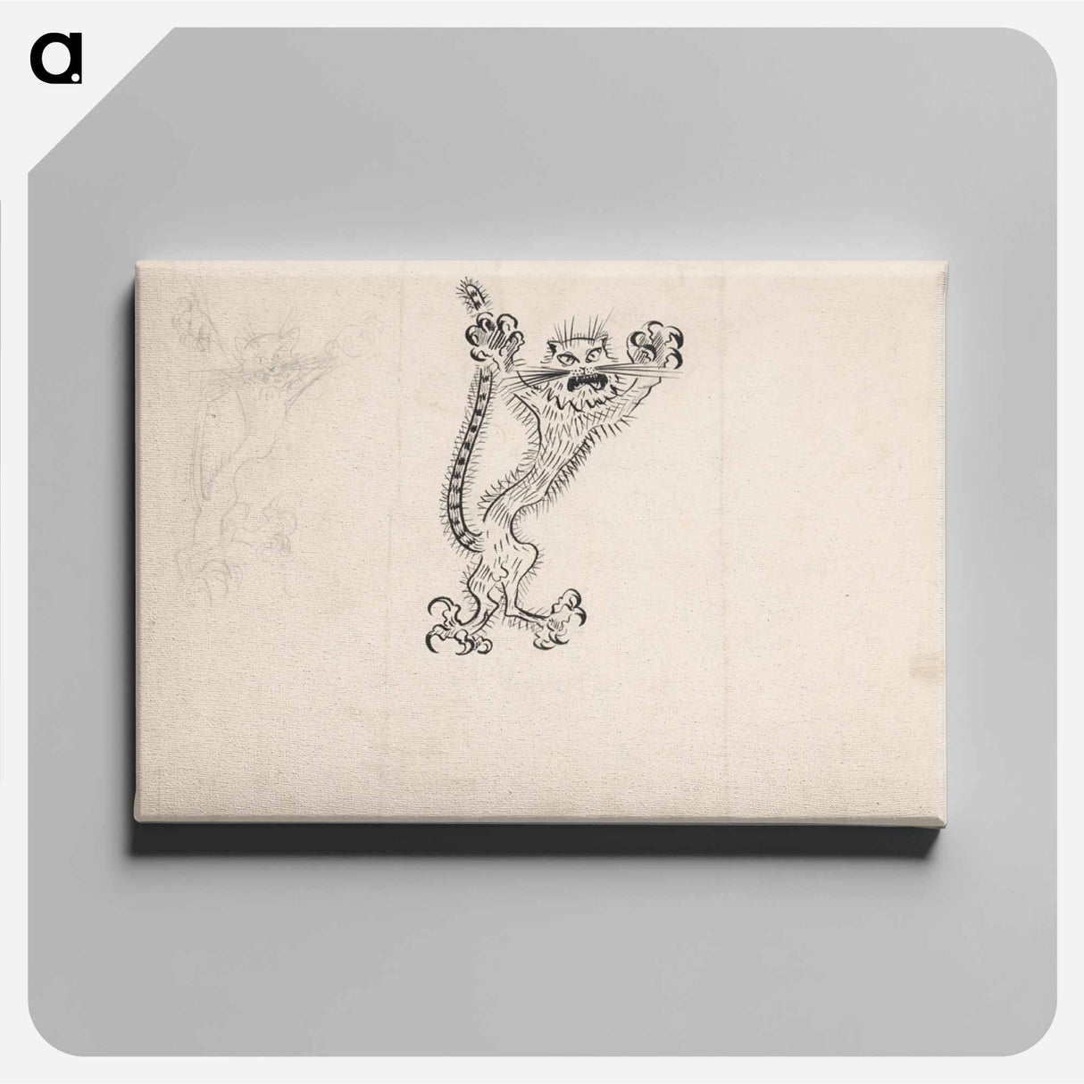 Raging tomcat - アーノルド ピーター ワイズ クビンチャン Canvas.