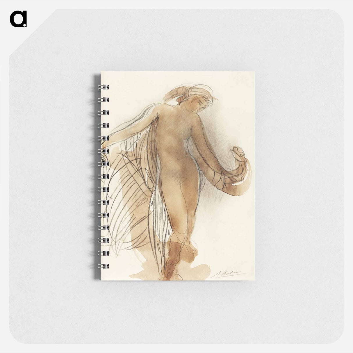 Naked woman dancing - オーギュスト ロダン Memo.