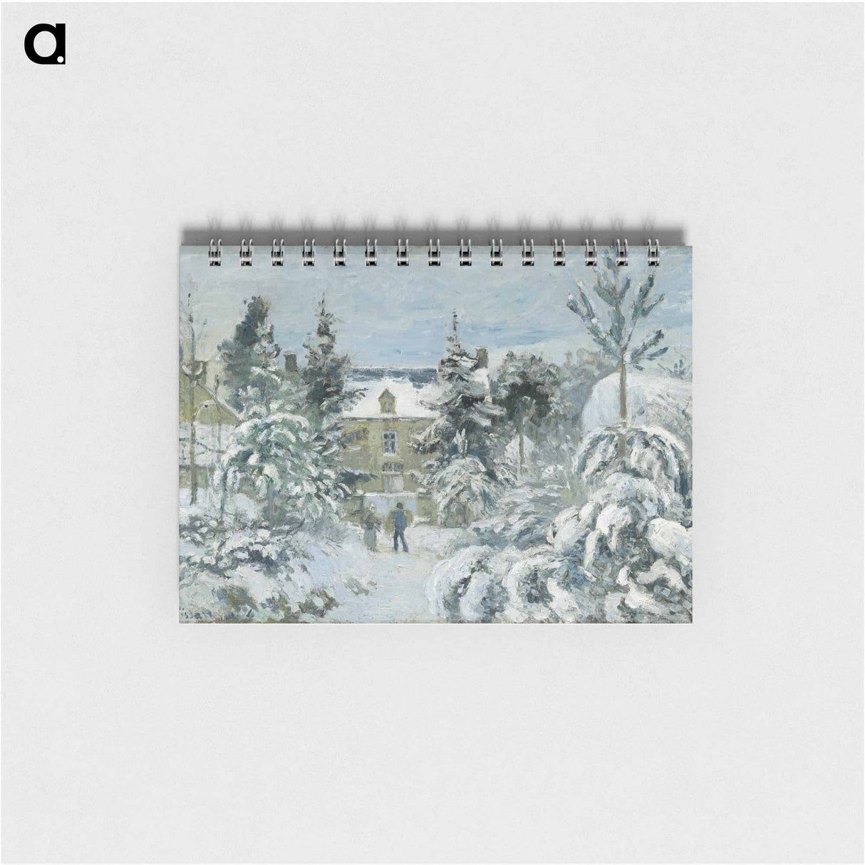 Piette's House at Montfoucault - カミーユ ピサロ Memo.