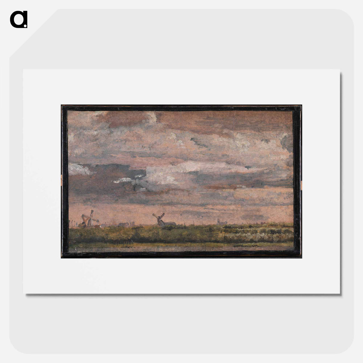 View Near Copenhagen - クリステン ケプケ Poster.