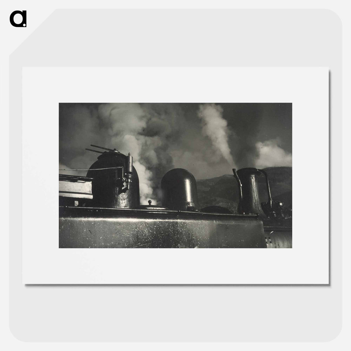 Frosty Morning, Thorndon - エリック リー ジョンソン Poster.