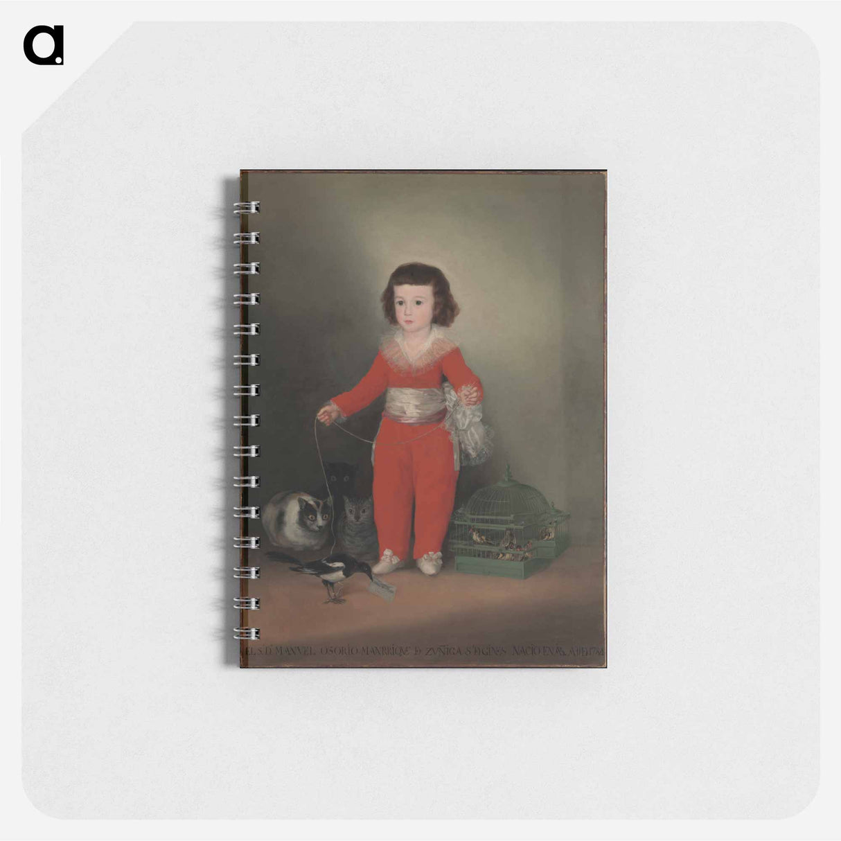 Portrait of the Son of the Count and Countess of Altamira - フランシスコ デ ゴヤ Memo.