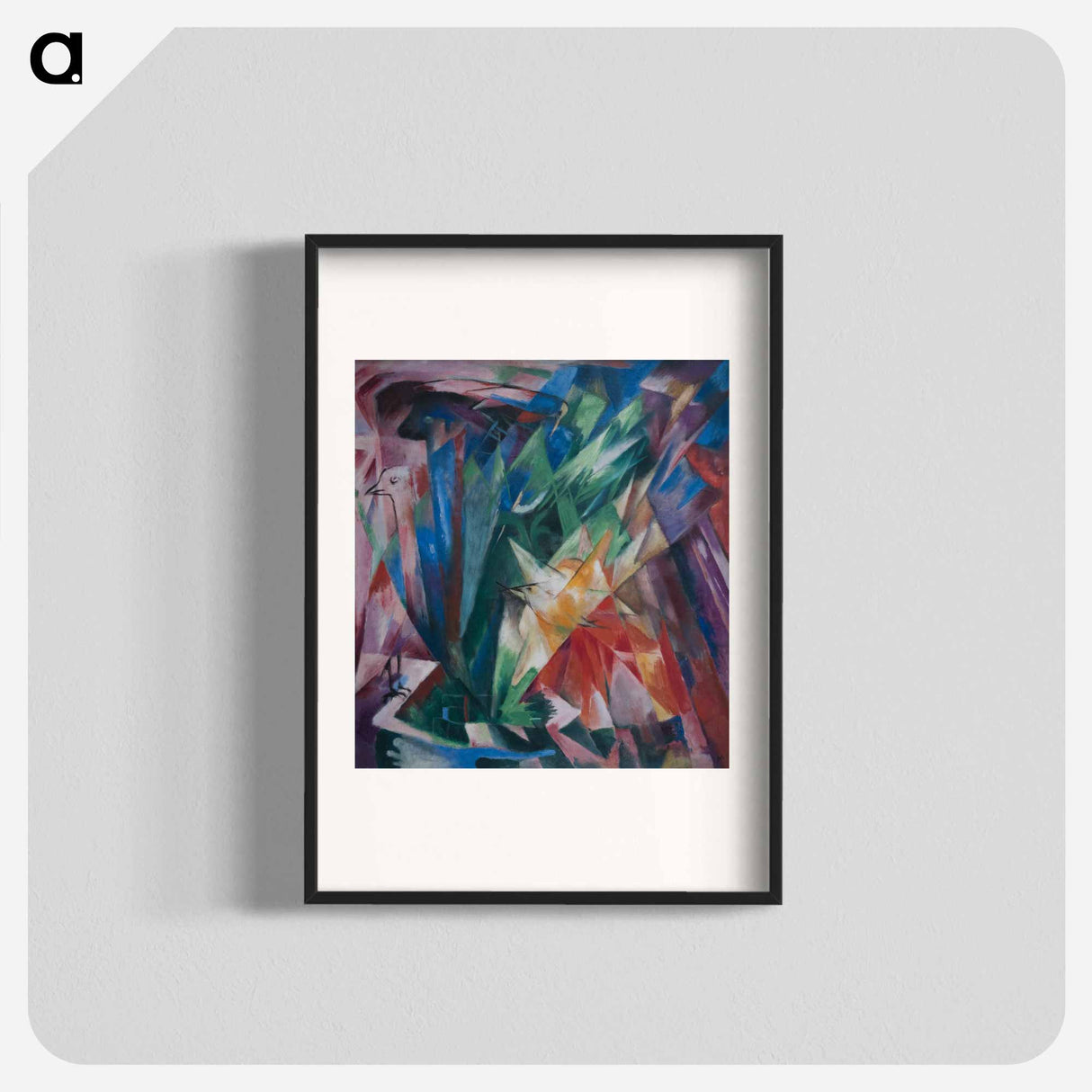 アートポスター-Birds - フランツ マルク Poster.