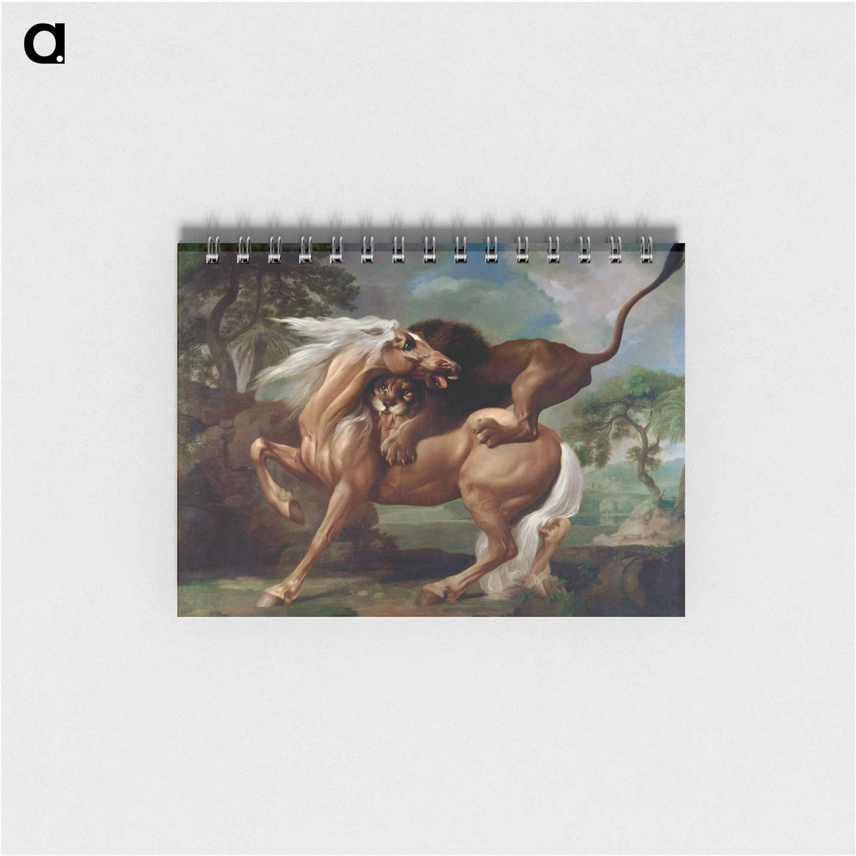 アートメモ帳-A Lion Attacking a Horse
- ジョージ スタッブス Memo.