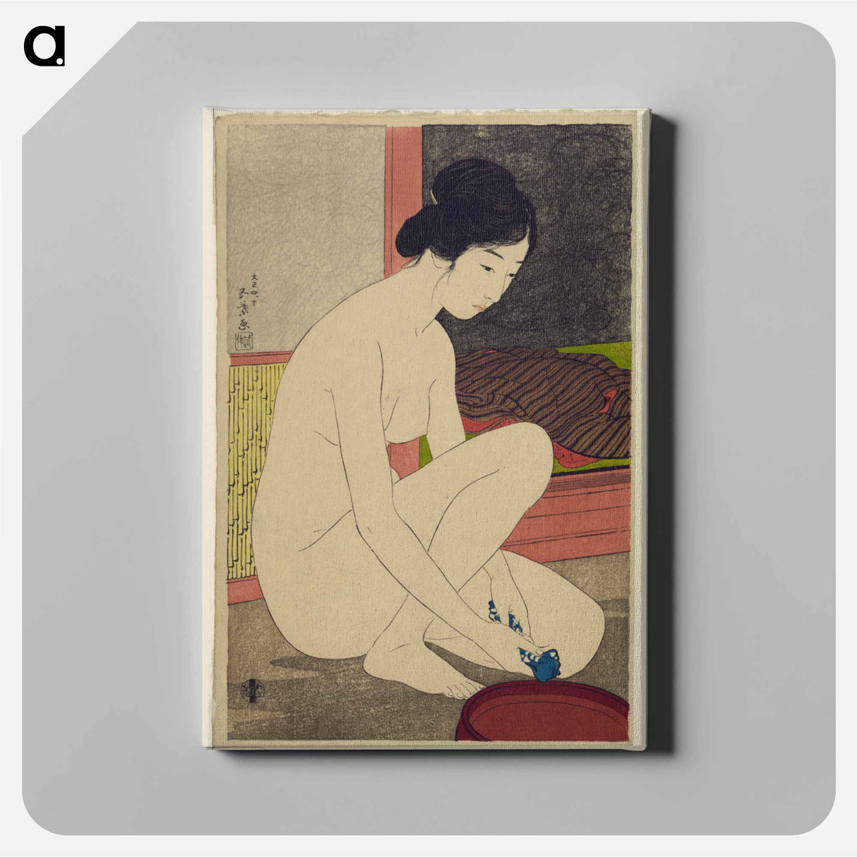 アートパネル-Woman after Bath - The Model Tomi after Bath
- 橋口 五葉 Canvas.