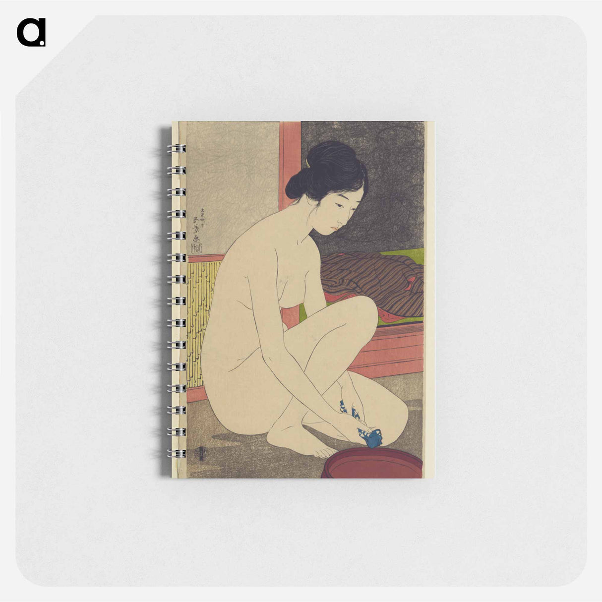 アートメモ帳-Woman after Bath - The Model Tomi after Bath
- 橋口 五葉 Memo.