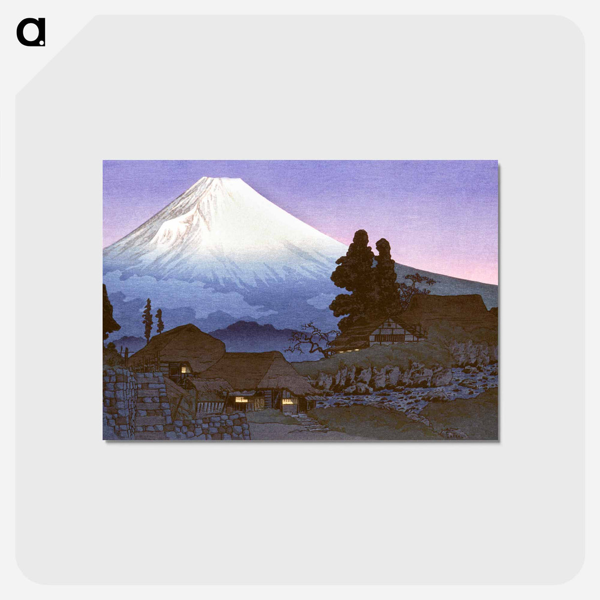 アートポストカード-Mikuhō (Fuji) - 高橋 宏明 Postcard.