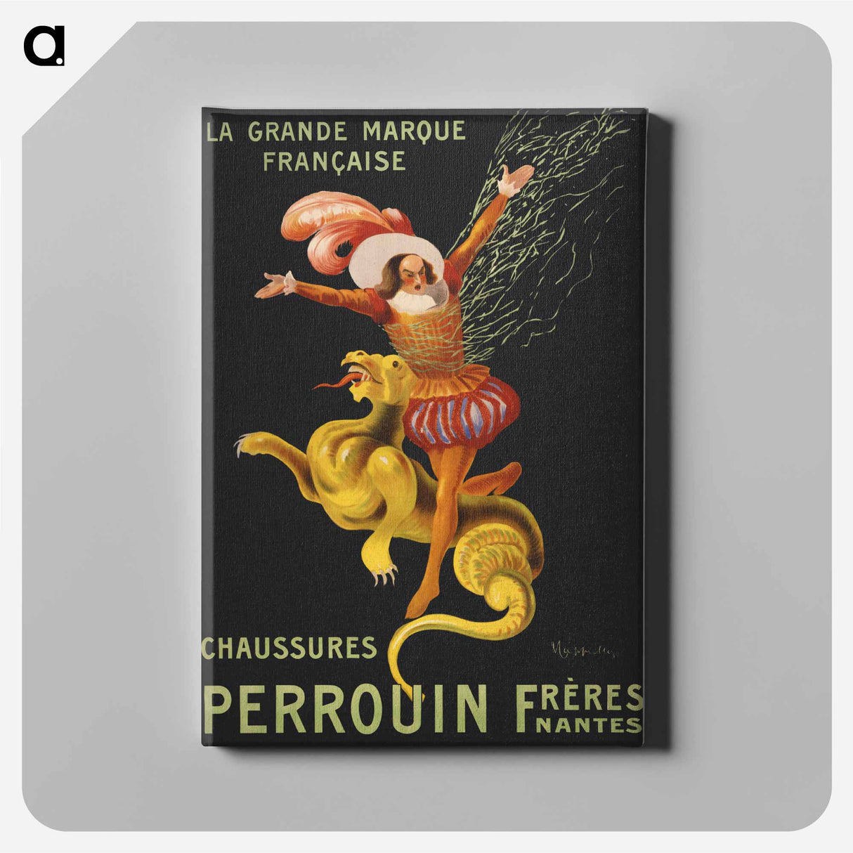 アートパネル-Chaussures Perrouin frères, Nantes: La grande marque française - レオネット カピエッロ Canvas.