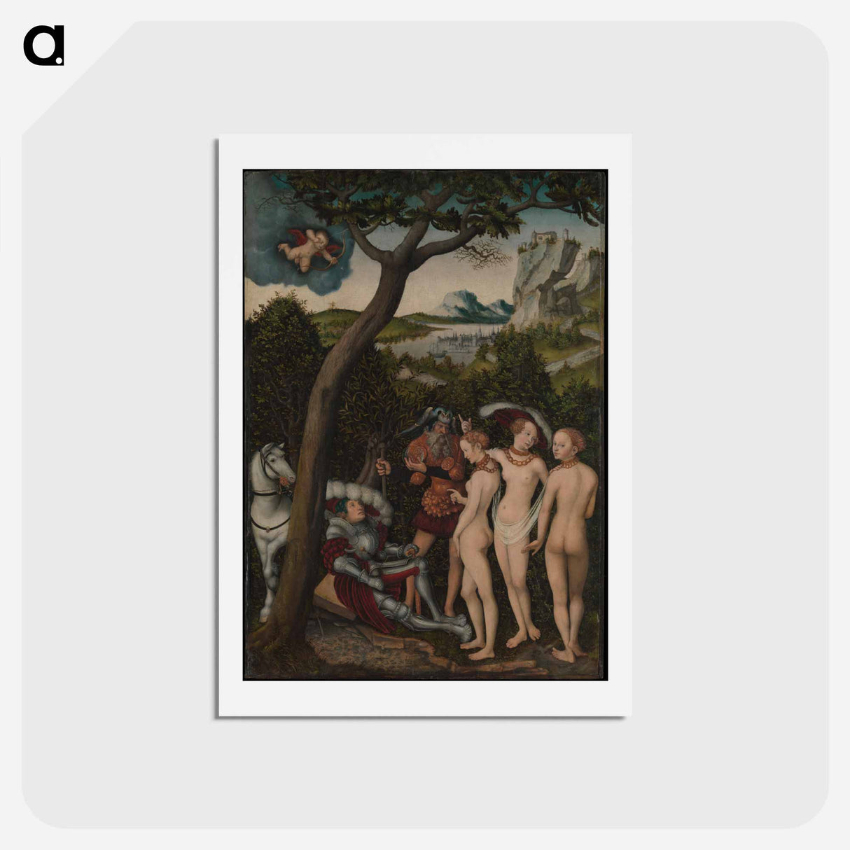 アートポストカード-The Judgment of Paris
- ルーカス クラナッハ Postcard.