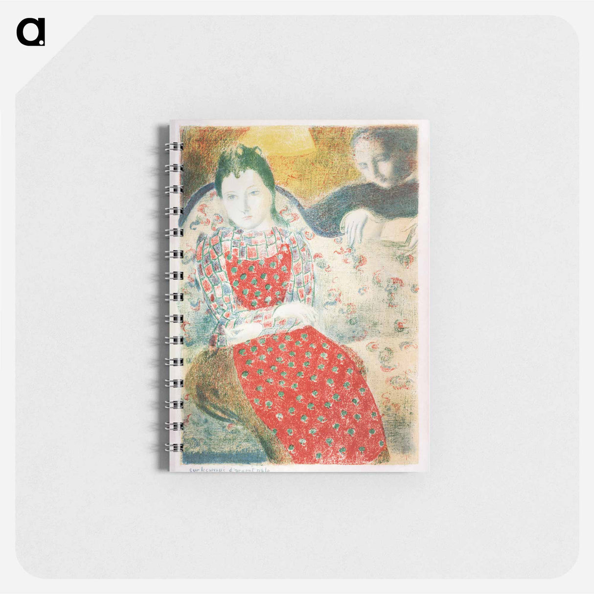 On the pale silver sofa - モーリス ドニ Memo.