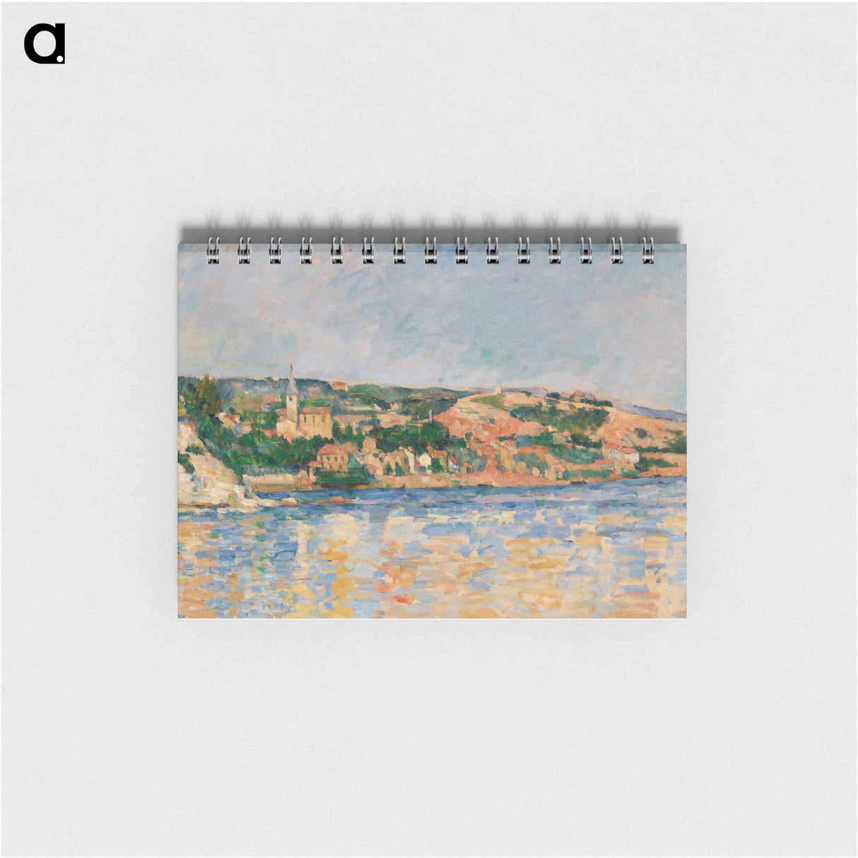 Village at the Water's Edge - ポール セザンヌ Memo.