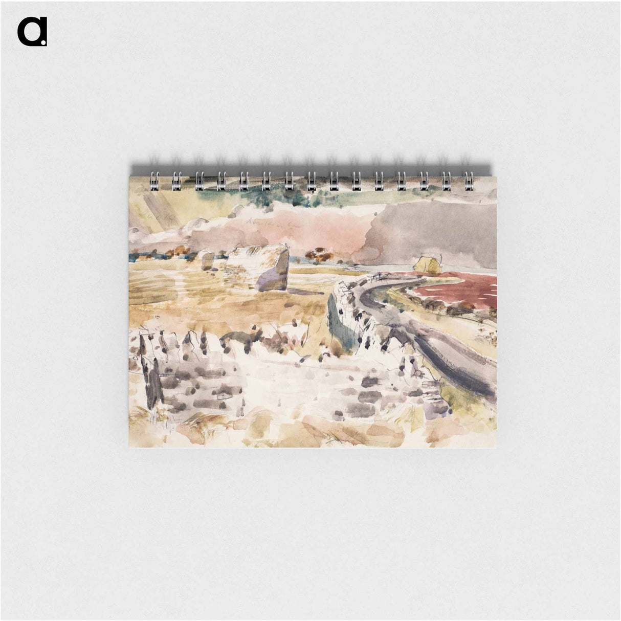 アートメモ帳-Oxfordshire Landscape - ポール ナッシュ Memo.