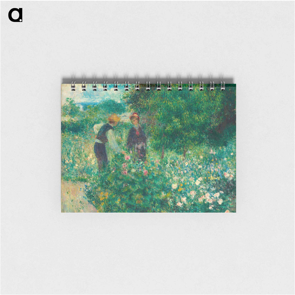 Picking Flowers - ピエール オーギュスト ルノワール Memo.