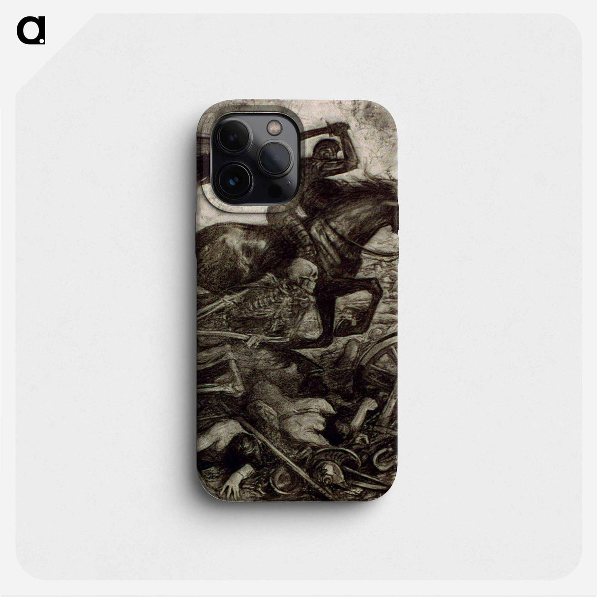 What death takes from those who fall enters into those who are left standing - Wladyslaw Theodor Benda Phone Case.