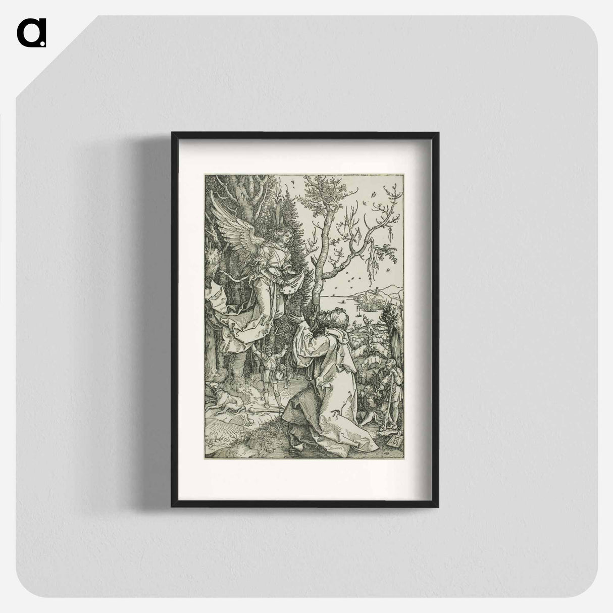 Joachim and the Angel - アルブレヒト デューラー Poster.