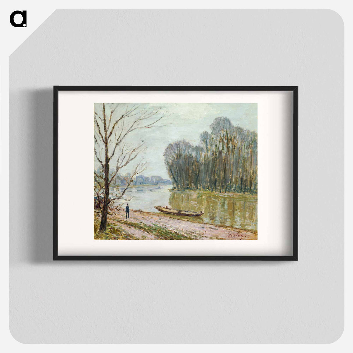 The Loire - アルフレッド シスレー Poster.