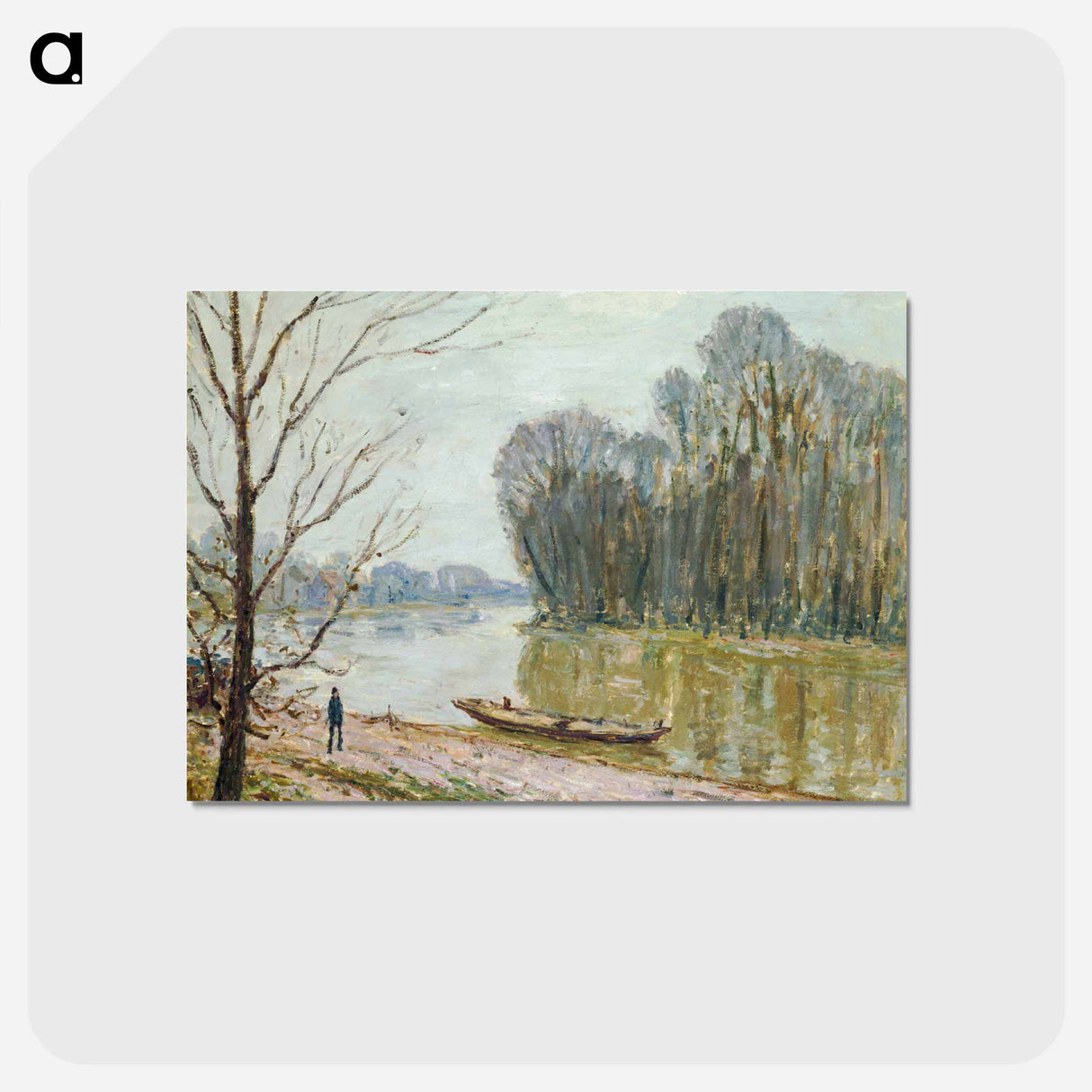 The Loire - アルフレッド シスレー Postcard.