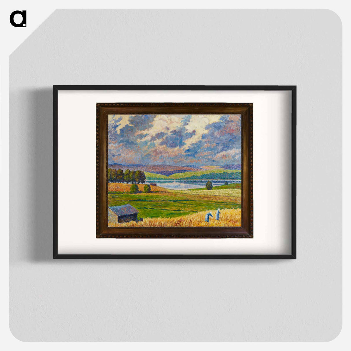 Landscape from padasjoki - アルフレッド ウィリアム フィンチ Poster.