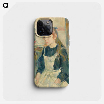Young Girl with an Apron
 - ベルト モリゾ Phone Case.