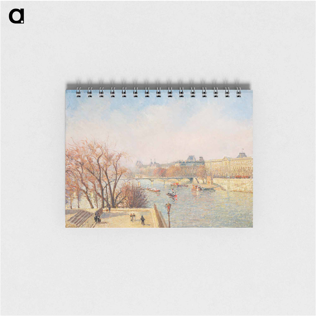 The Louvre, Morning, Sunlight - カミーユ ピサロ Memo.