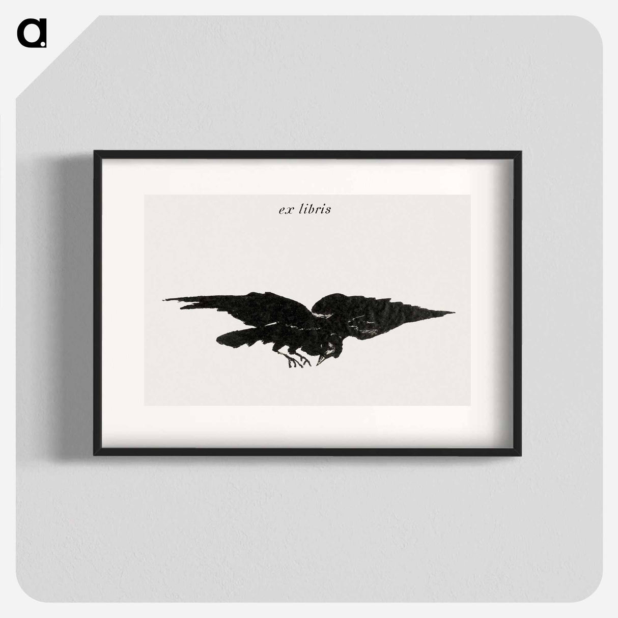 アートポスター-Flying Raven - エドゥアール マネ Poster.
