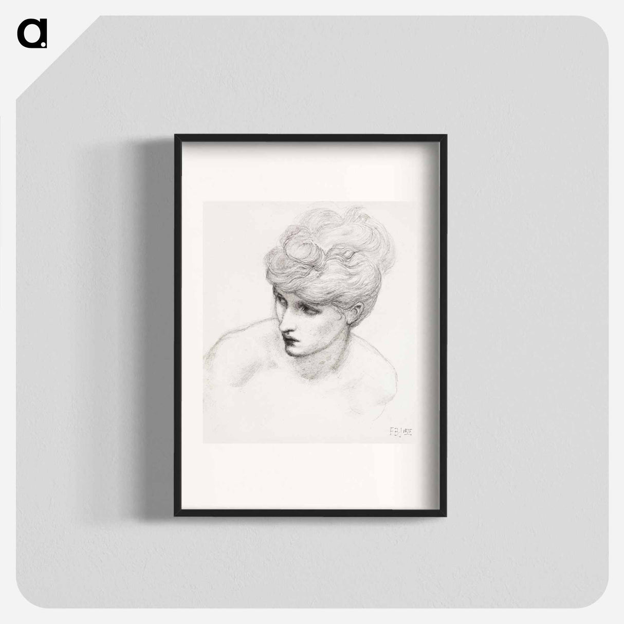 Car of Love or Love's Wayfaring - Study of Maria Zambaco - エドワード バーン ジョーンズ Poster.