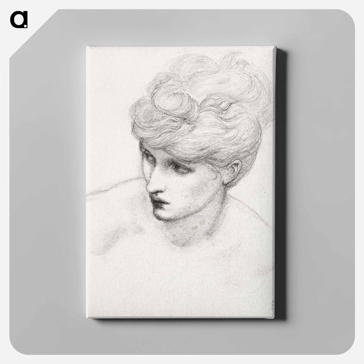 Car of Love or Love's Wayfaring - Study of Maria Zambaco - エドワード バーン ジョーンズ Canvas.