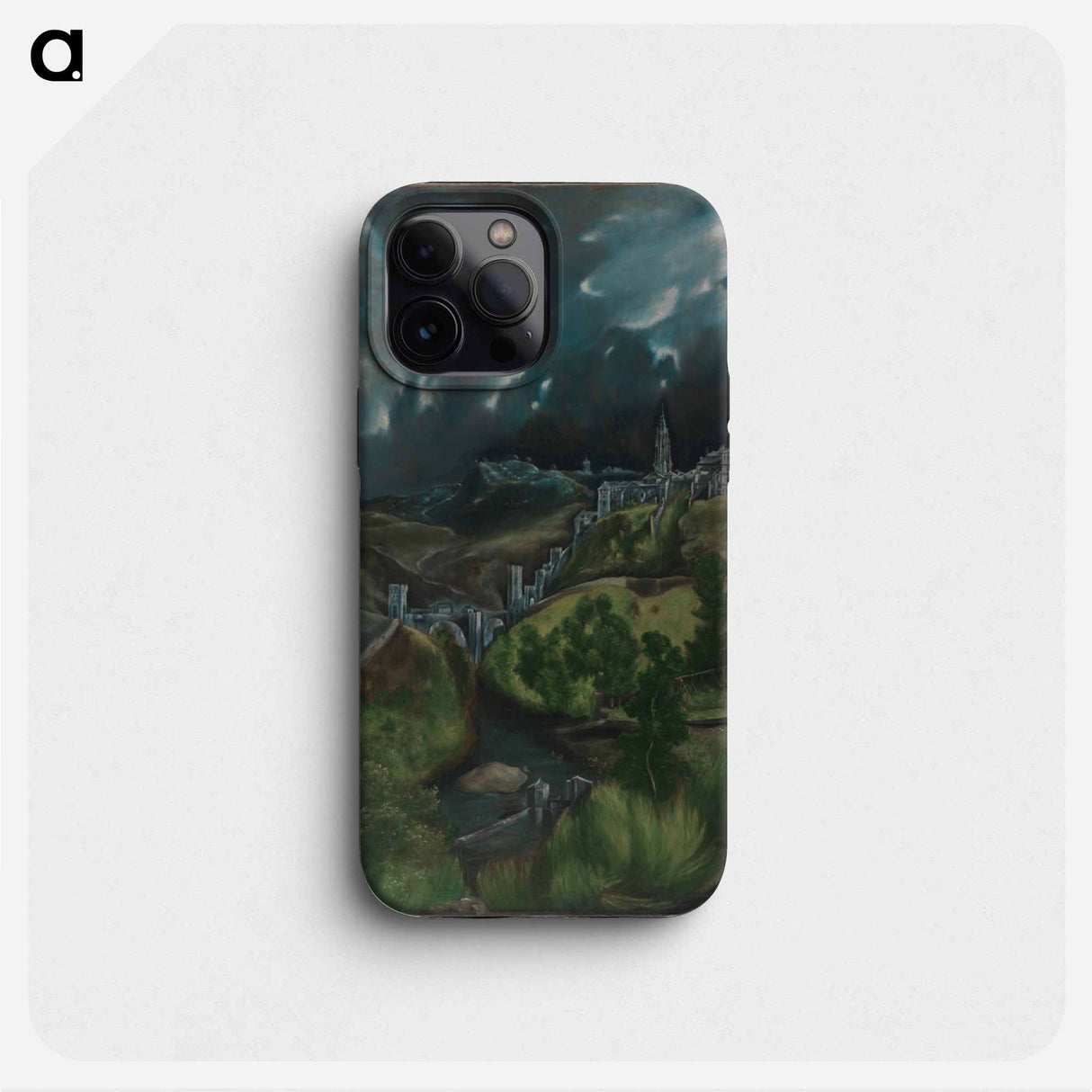 View of Toledo - エル グレコ Phone Case.
